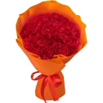 Букет из 15 красных гвоздик